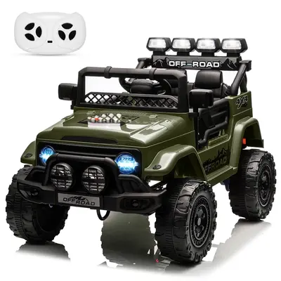 Garvee Ride - P Series: 12V Electric Ride on Truck Car For Kids Age 3+, Remote Control, Twin 25W Motors 3.1MPH Max Speed, Blu...