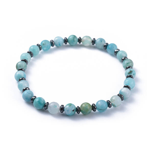 Natural Hemimorphite Stretch Bracelets