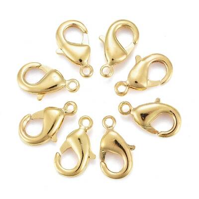 Brass Lobster Claw Clasps