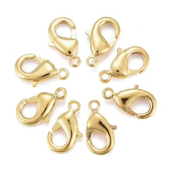 Brass Lobster Claw Clasps