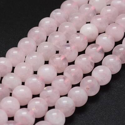 Natural Madagascar Rose Quartz Beads Strands