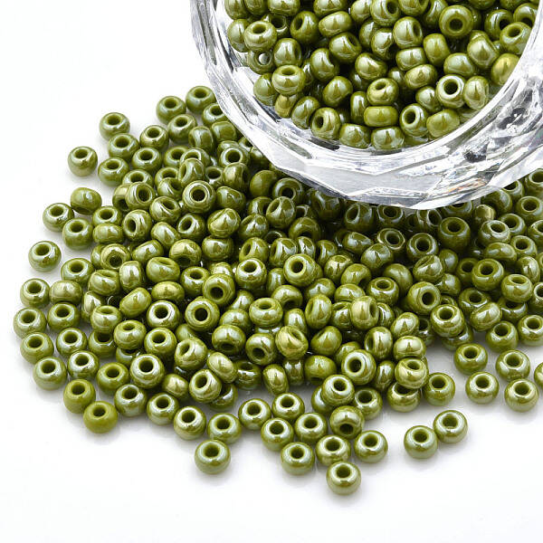 8/0 Czech Opaque Glass Seed Beads