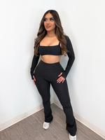Plush Extra Soft Scrunch Flare Leggings