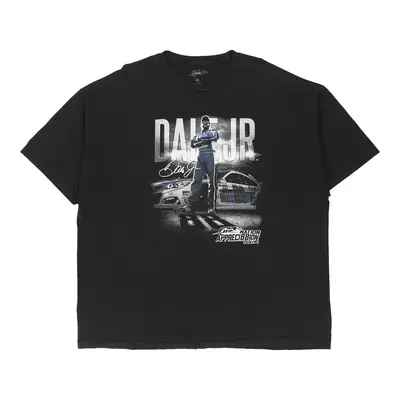 Dale Jr. Jr Nascar T-Shirt - 3XL Black Cotton