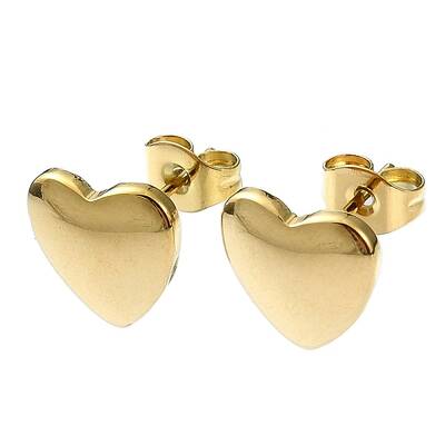 Ion Plating(IP) 201 Stainless Steel Stud Earrings