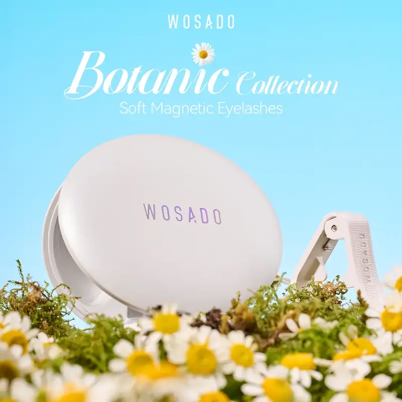 WOSADO Botanic Collection Extended- Band Soft Magnetic Eyelashes All-in-One Box Waterproof Reusable Glue-Free Eyeliner-Free M...