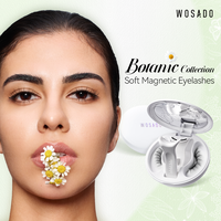 WOSADO Botanic Collection Soft Magnetic Eyelashes All-in-One Box Waterproof Reusable Glue-Free Eyeliner-Free Makeup Cosmetic