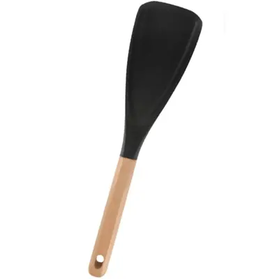 Silicone Cooking Spoon, 1 Count Multifunctional Long Handle Salad Pizza Spatula, Kitchen Utensils for Home Use, Household Kit...
