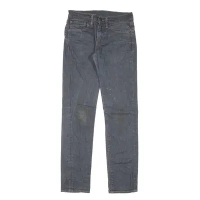 LEVI'S 511 Jeans Grey Denim Slim Straight Mens W28 L32