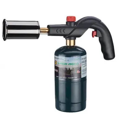 Powerful Grill & Cooking Propane Torch, Sous Vide, Kitchen Flame Flamethrower, Campfire Starter, Adjustable Multifunctional L...