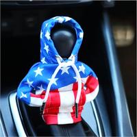 US Flag Car Shift Knob Hoodie, Gear Shift Hoodie,Gear Level Protector Cover, Automotive Car Interior Accessories,Funny Fashio...