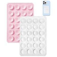 Silicone Suction Phone Holder - Non-Slip Magnetic Pad Stand Grip for Selfies & Videos, Suitable for Mobile Phones, Non-Slip D...