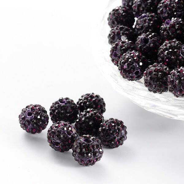 Pave Disco Ball Beads