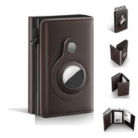 [Card Holder Wallet] for Men - Pop Up Case, Cash Slot, and Credit Card Slot - Slim, Minimalist Leather Wallet with ID Window ...