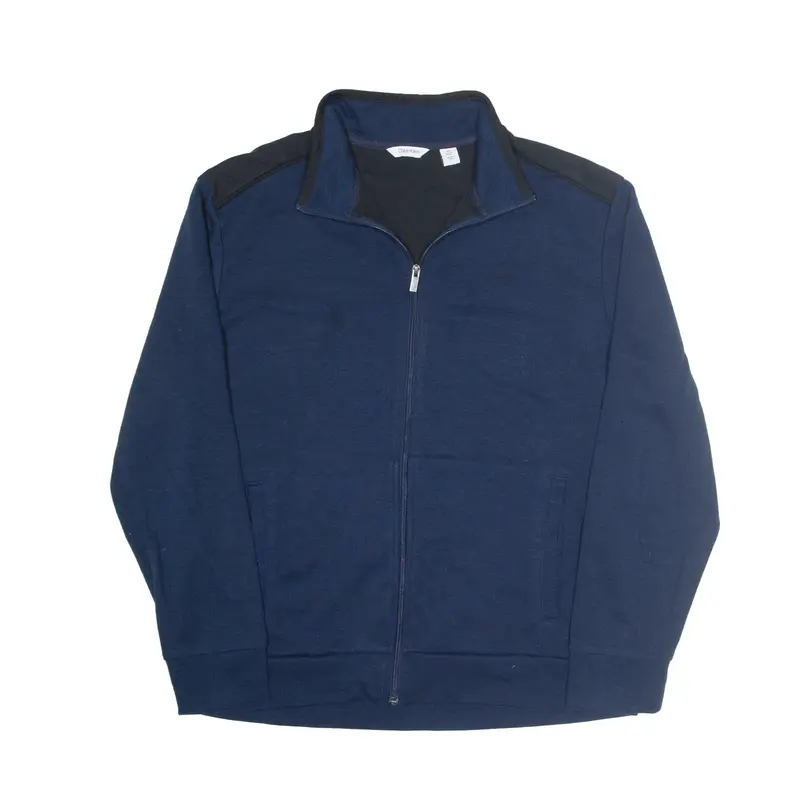 CALVIN KLEIN Track Jacket Blue Mens L