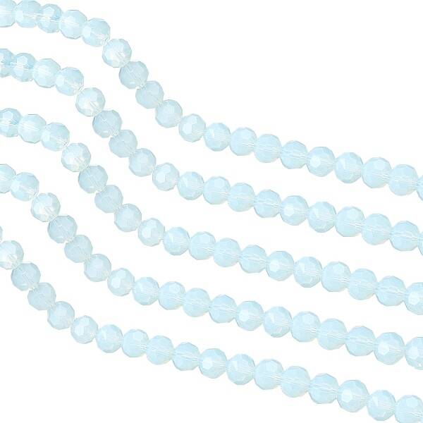 Synthetic Opalite Beads Strands
