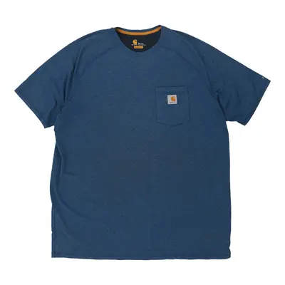 Carhartt Tall T-Shirt - 2XL Blue Cotton