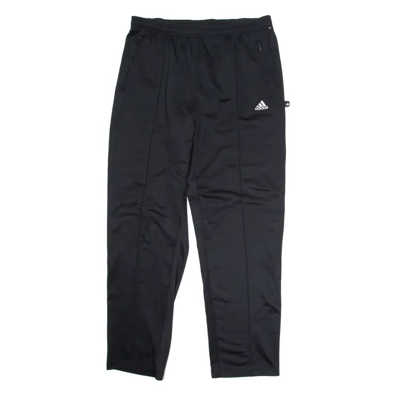 ADIDAS Mens Track Pants Black Straight XL W36 L32