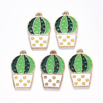 Alloy Enamel Pendants