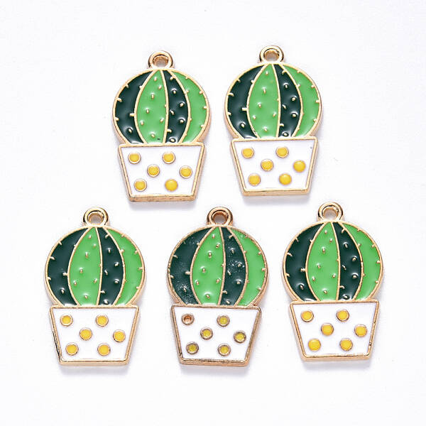 Alloy Enamel Pendants