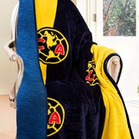 Silk Touch Sherpa Lined Throw Blanket - 50'' x 60'' - Machine Washable - Couch Ready - Borrego Inside new  sherpa