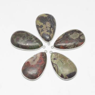 Natural Ocean Jasper Big Pendants