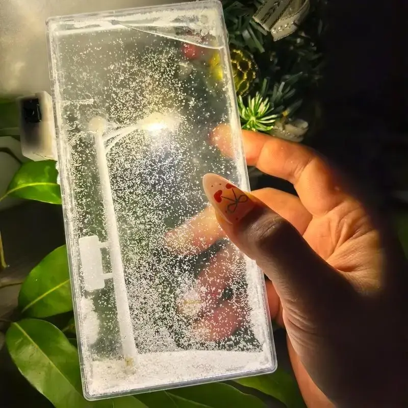 Snowy Night Street Lamp Design DIY Night Light, Battery Powered Desktop Decor for Birthday & Christmas, Ideal Gift for Girlfr...