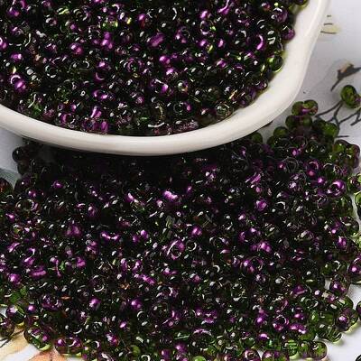 Spray Painted Glass Seed Beads