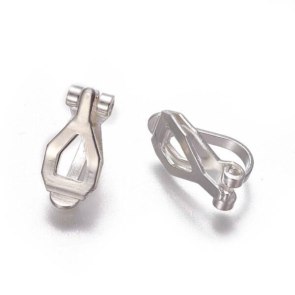 Brass Clip-on Earring Findings