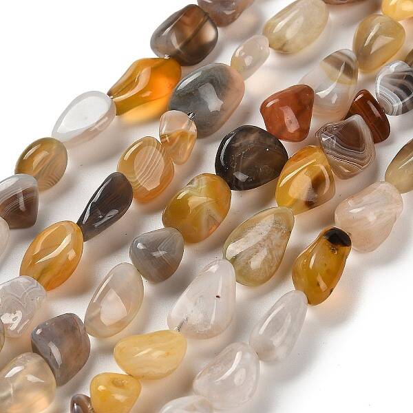 Natural Botswana Agate Beads Strands