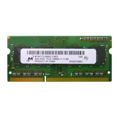 Micron MT8KTF51264HZ-1G6D1 | 4GB DDR3-1600MHz PC3-12800 Non-ECC Unbuffered SODIMM CL11 1Rx8 1.35V 204-Pin Memory Module