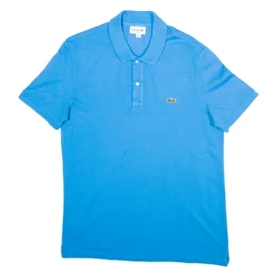 LACOSTE Slim Fit Mens Polo Shirt Blue XL