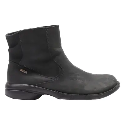 MERRELL Ankle Boots Black Leather Womens UK 4