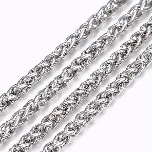 Tarnish Resistant 304 Stainless Steel Wheat Chains