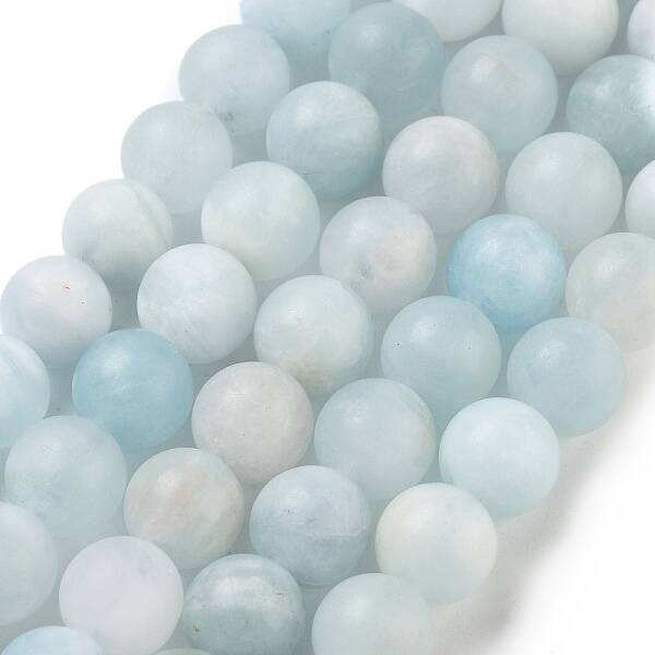 Natural Aquamarine Beads Strands