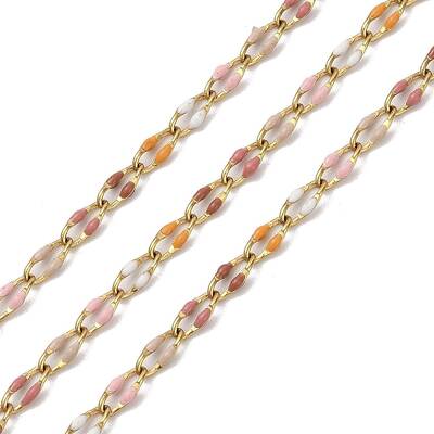Ion Plating(IP) 304 Stainless Steel Enamel Link Chain