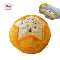 [WenQing Taba Squishy] Handmade Taba Squishy/Iron Plate Tofu -Cream Puff-Soft Breadfidget toysfull body silicone rebornanxiet...