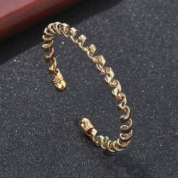 Electrophoresis Iron Cuff Bangles for Women