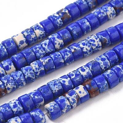 Synthetic Imperial Jasper Beads Strands