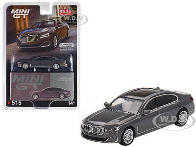 BMW 750Li xDrive Bernina Gray Amber Effect with Sunroof Limited Edition to 2400 pieces Worldwide 1/64 Diecast Model Car by Mi...