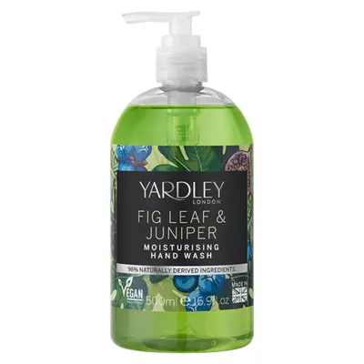 Yardley Latte di foglie di fico e ginepro idratante gel per le mani 500 ml