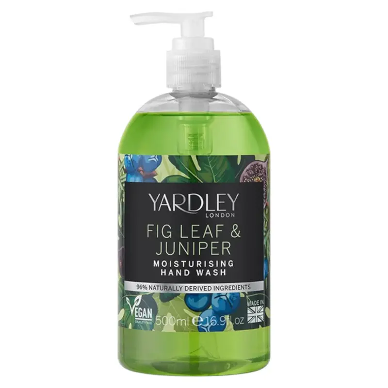 Yardley Latte di foglie di fico e ginepro idratante gel per le mani 500 ml