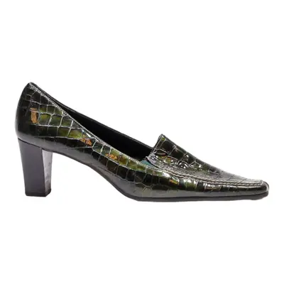 LODI Pump Heels Green Leather Womens UK 8