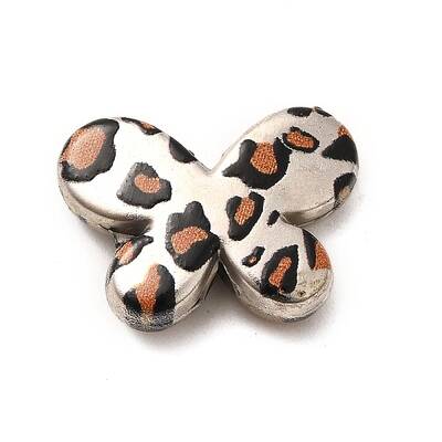 Electroplate & Spay Painted Acrylic Beads