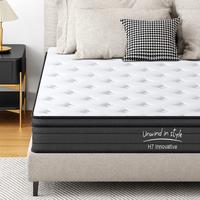 Soges Hybrid Mattress in a Box: Individual Pocket Springs for Pressure Relief, Medium Firm
