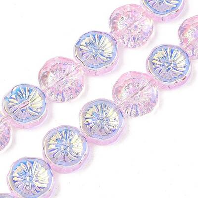 Electroplate Glass Beads Strands