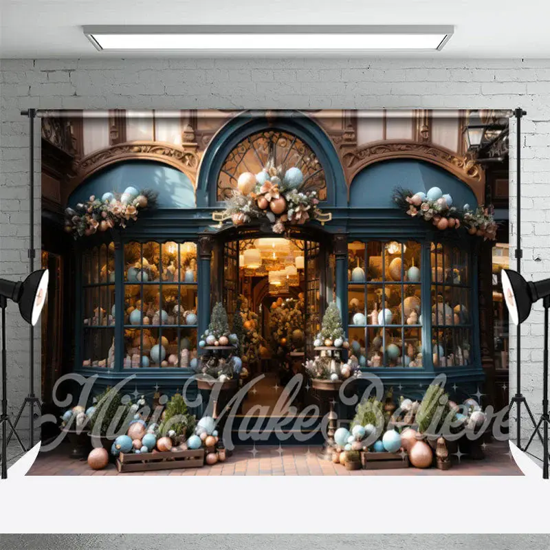 Pascal Eggs Store Window Trendy Easter Backdrop - Aperturee