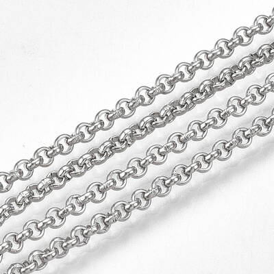 Tarnish Resistant 304 Stainless Steel Rolo Chains