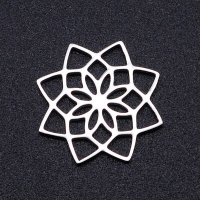 Non-Tarnish 201 Stainless Steel Filigree Joiners Links