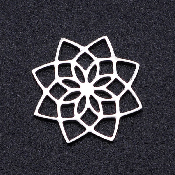 Non-Tarnish 201 Stainless Steel Filigree Joiners Links